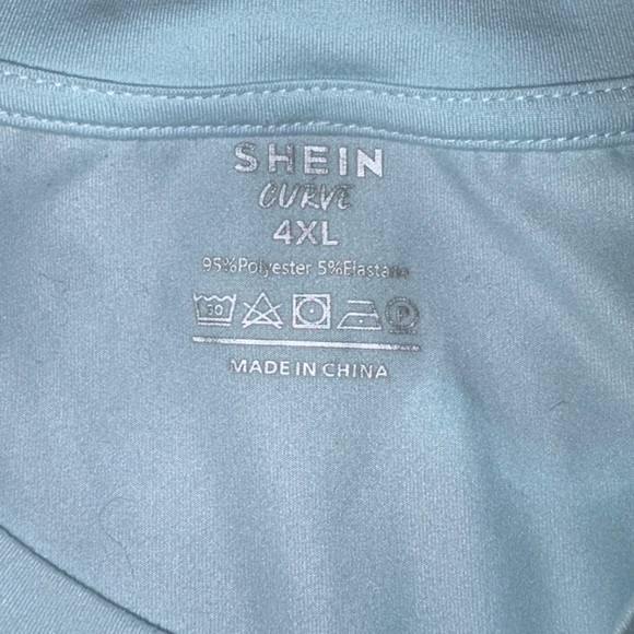 SHEIN Light Blue Graphic Tee - Picture 4 of 4